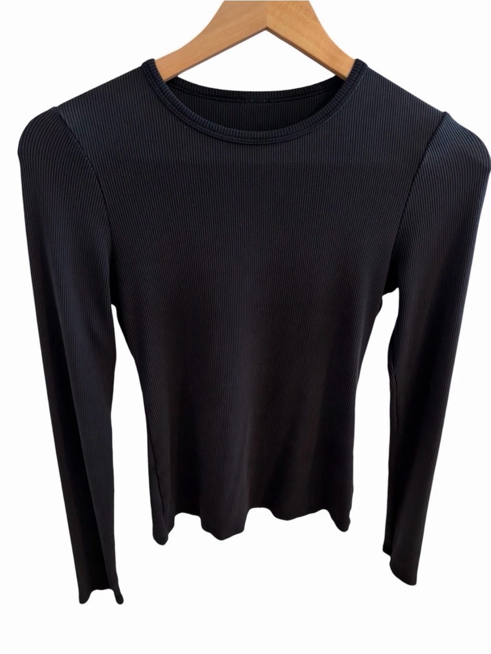 All Yoga Women's Ribbed Modal Long SleeveColor: BlackSize: S